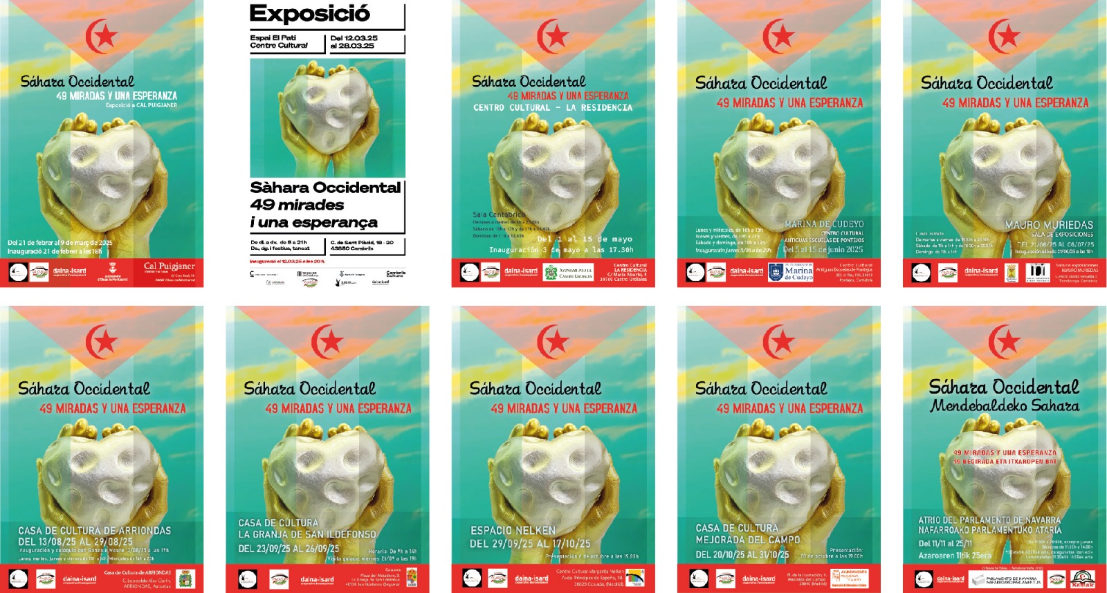 HISTORIA DE UNA EXPOSICIÓN: SAHARA OCCIDENTAL, 49 MIRADAS Y UNA ESPERANZA