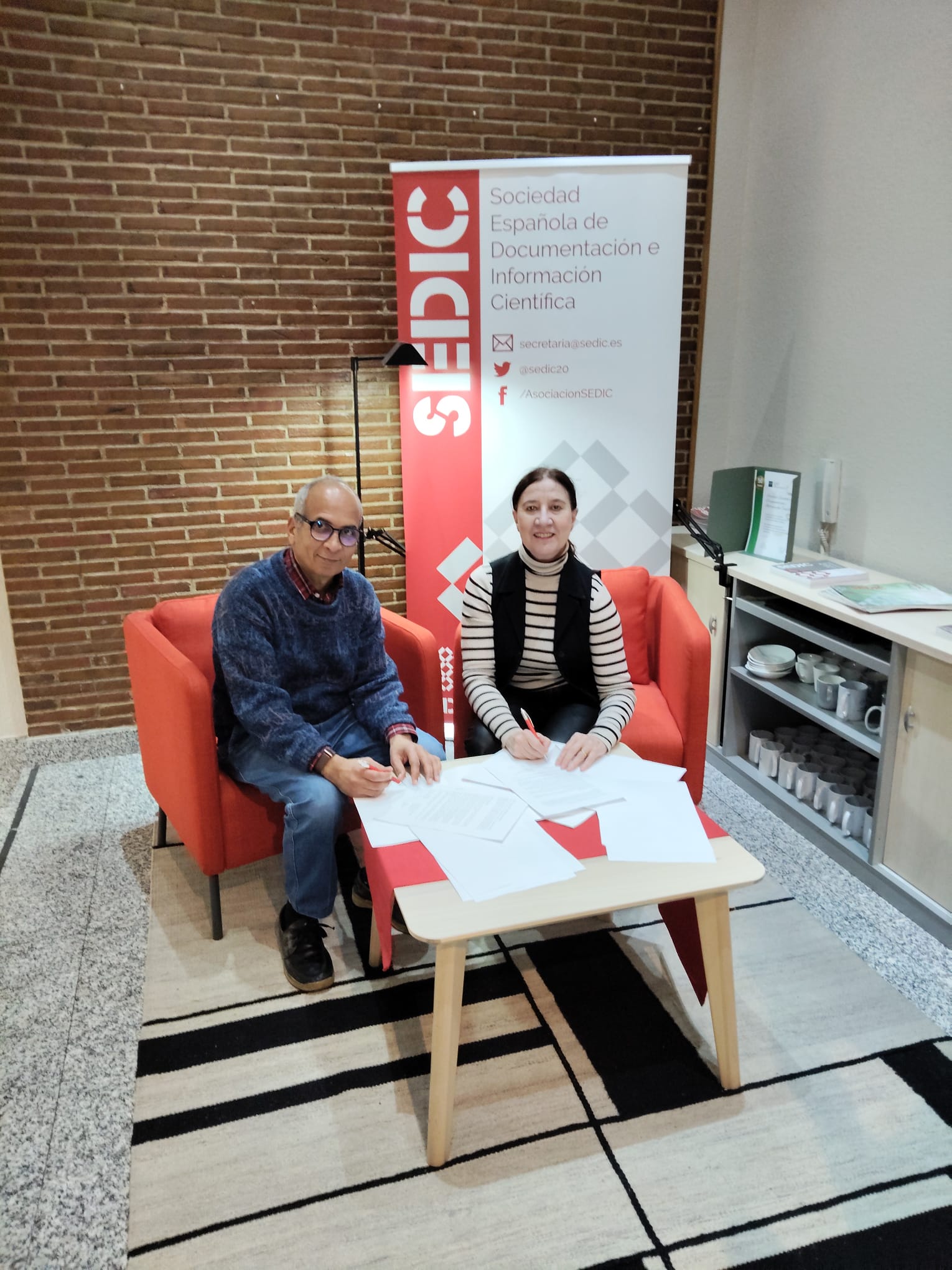 Firma del Convenio SEDIC-Bubisher